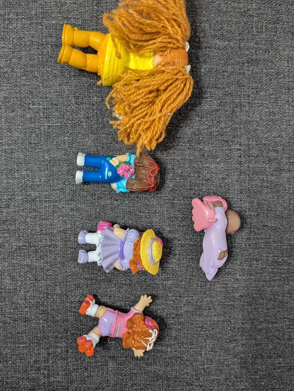 Lot Of 5 Vintage Cabbage Patch Kids PVC Figures
